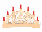 Mini-Arches Forest house with red candles