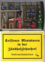 Zündholzschachtel Weihnachtsbäckerei Zündholzschachtel Weihnachtsbäckerei