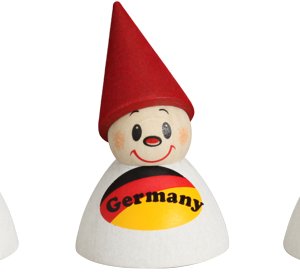 Wippelfiguren "Deutschlandfan" Dekor **Neu 2016**