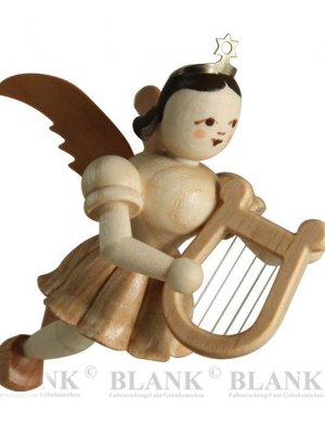 Suspension angel with lyre