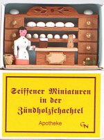 Zündholzschachtel "Apotheke" **Neu 2016**