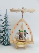 Pyramid Bavarian trio for tealights