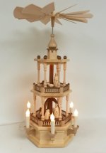 Pyramid "the Nativity" 2-stage, electric lighting