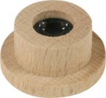Glaslager 12,5 mm auf Holzsockel für Pyramiden