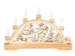 Miniature Arches "Smoker" with white candles