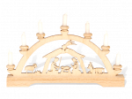 Miniature Arches the nativity with white candles