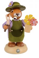 smoker bunny gardener dresses in colors, big