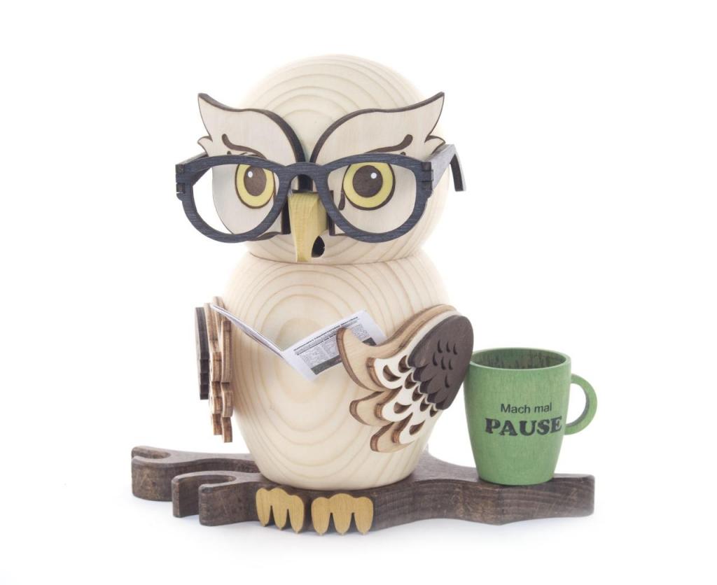 Incense Smoker Eyeglasses Owl