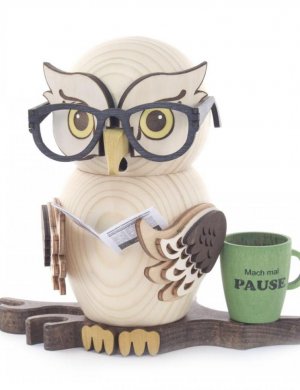 Incense Smoker Eyeglasses Owl