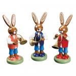 rabbit trio colored