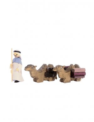 3-piece camel driver, stained
