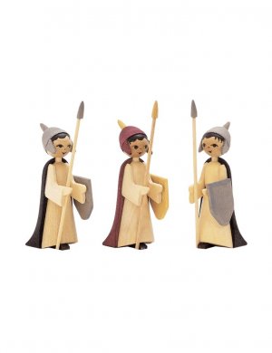 Soldiers 3-part, stained