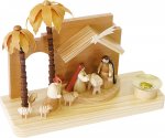 Candleholder Nativity medium