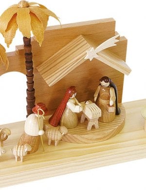 Candleholder Nativity medium