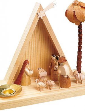 Candleholder Nativity small