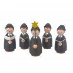 Kurrende Figuren schwarz 5-teilig