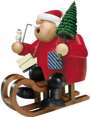 Nikolaus auf Schlitten