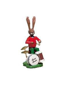 rabbit with drums