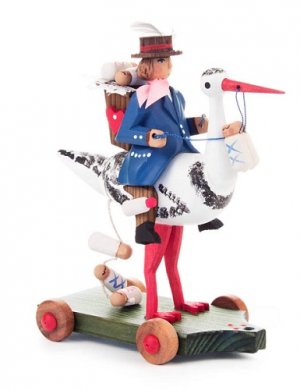 Stork rider small