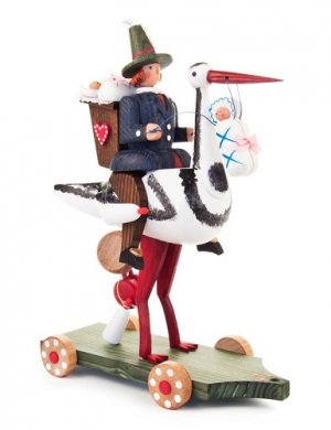 Stork rider large