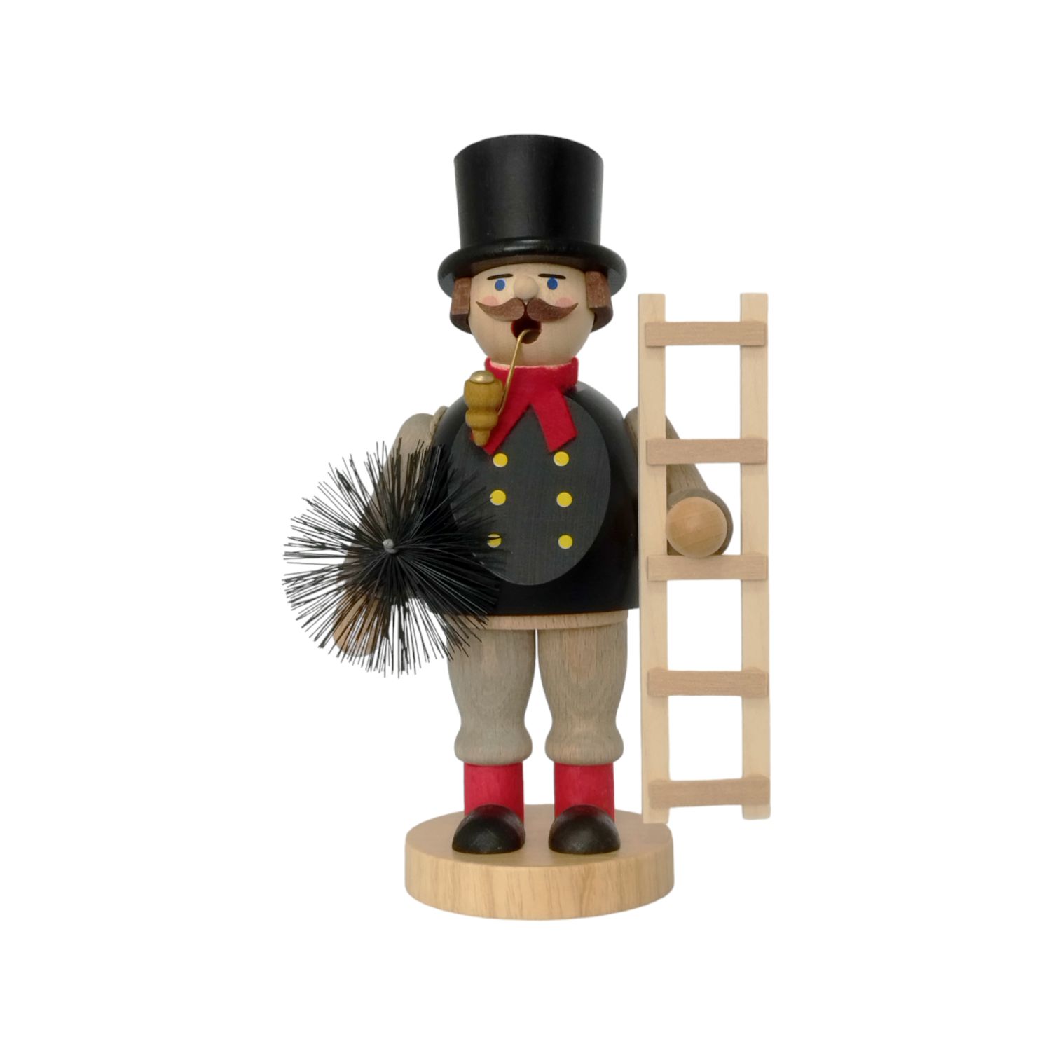 Smoking man chimney sweeper