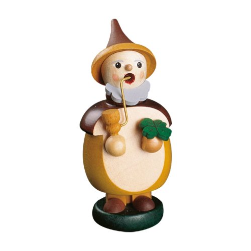 Smoking man mini gnome with shamrock