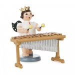 Angel on the xylophone with a crown