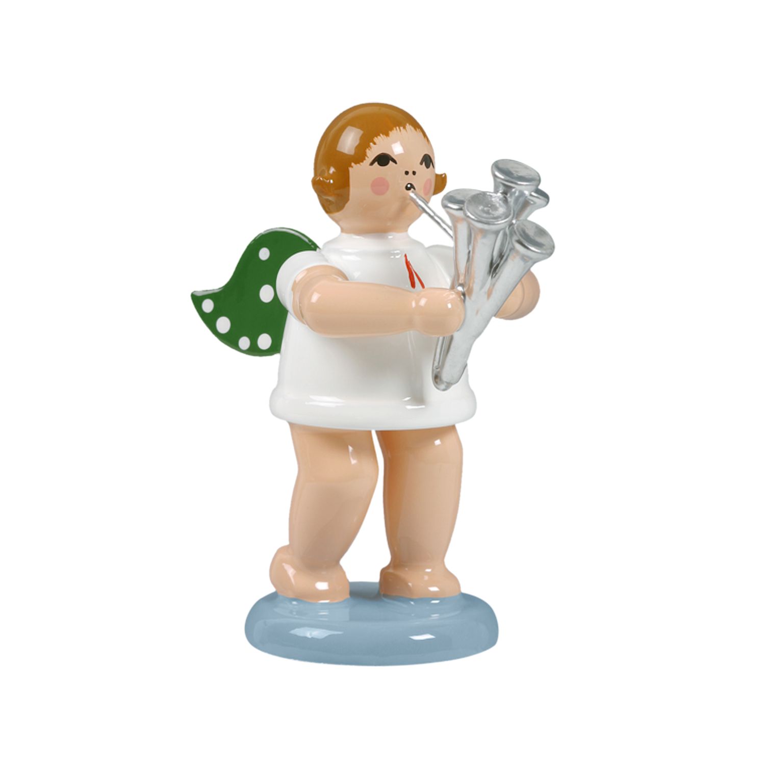 Engel mit Martinshorn, ohne Krone