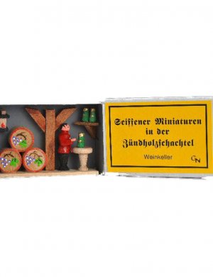 Zündholzschachtel - Weinkeller