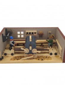 Miniature room sawmill
