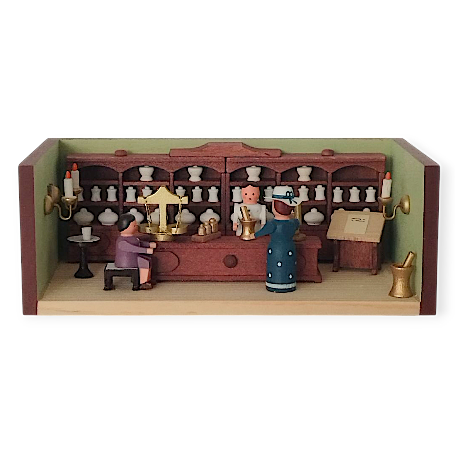 Miniaturstube Apotheke