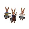 Easter bunny trio