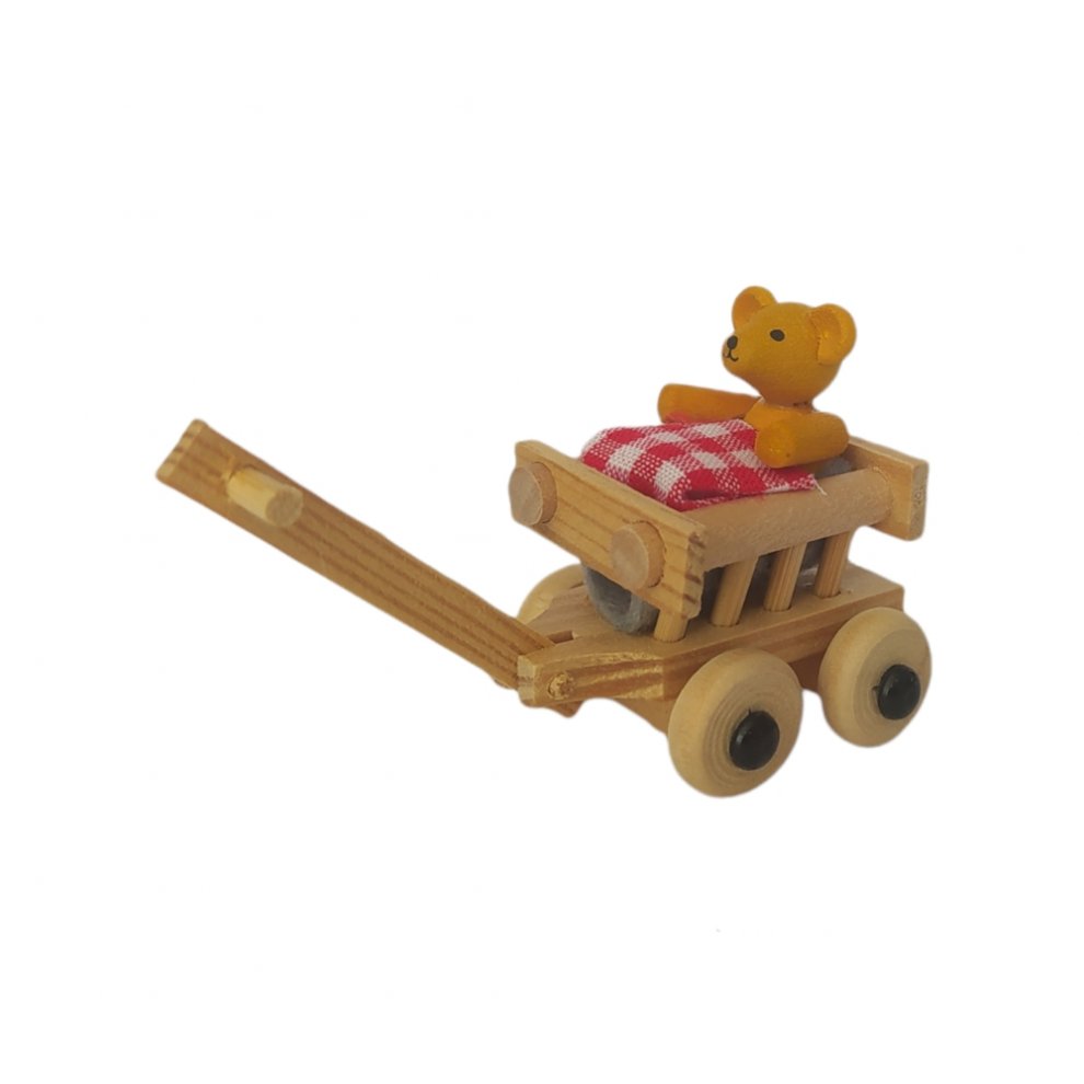 teddy-with-handcart