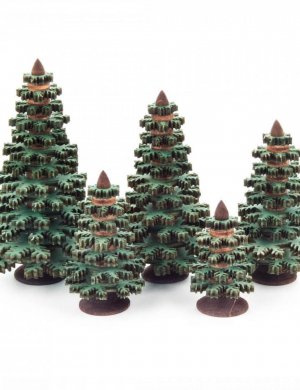 Conifer green 4-8 cm 5-part assorted