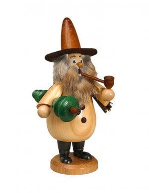 Smoking man Gnome tree thief, natural