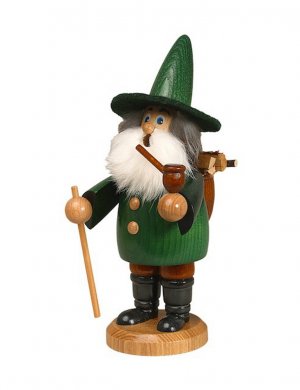 Smoker Gnome wood collector, green