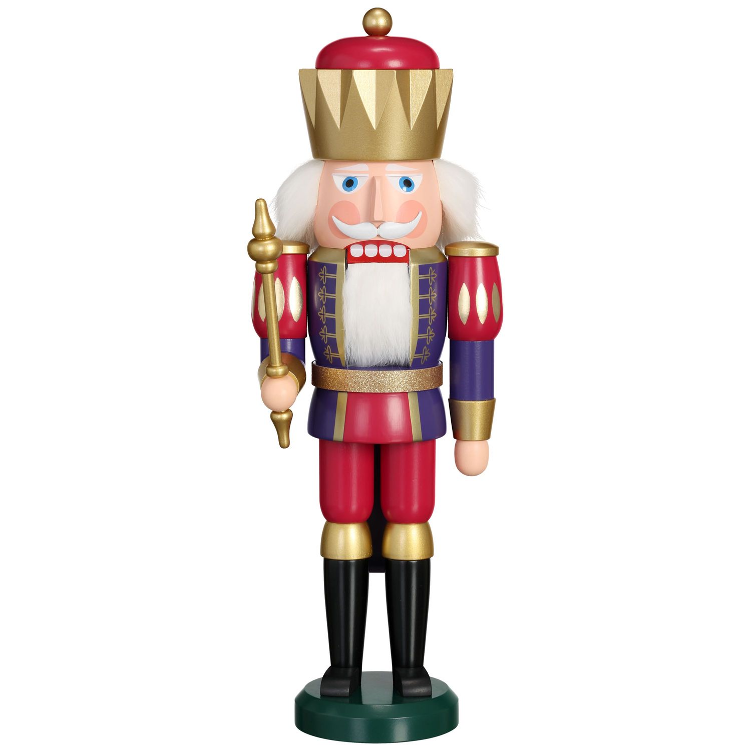 Nutcracker King gold-indigo-raspberry