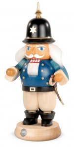 Nutcracker policeman blue