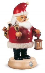 smoker Santa Claus with bell