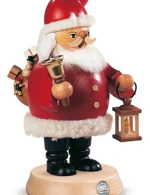 smoker Santa Claus with bell