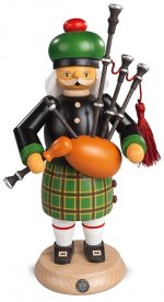 Smoker Scotsman with bagpipes