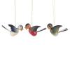 Hanging birds colored (6 pieces)