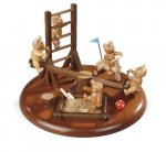 Motiv platform Bear playground with movable rocker for electr. Music box