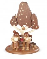 Motiv platform Love couple on the garden bench for electr. Music box