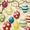 Napkins Colourful easter