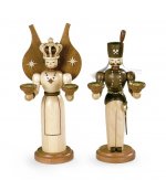 Candlesticks angel and miner nature