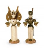 Candlesticks angel and miner nature