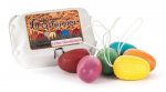 Hanging easter eggs in egg carton (6 pieces)