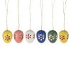 Hanging easter eggs with points (6 pieces)