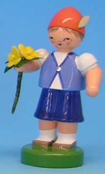 Flower boy blue/orange